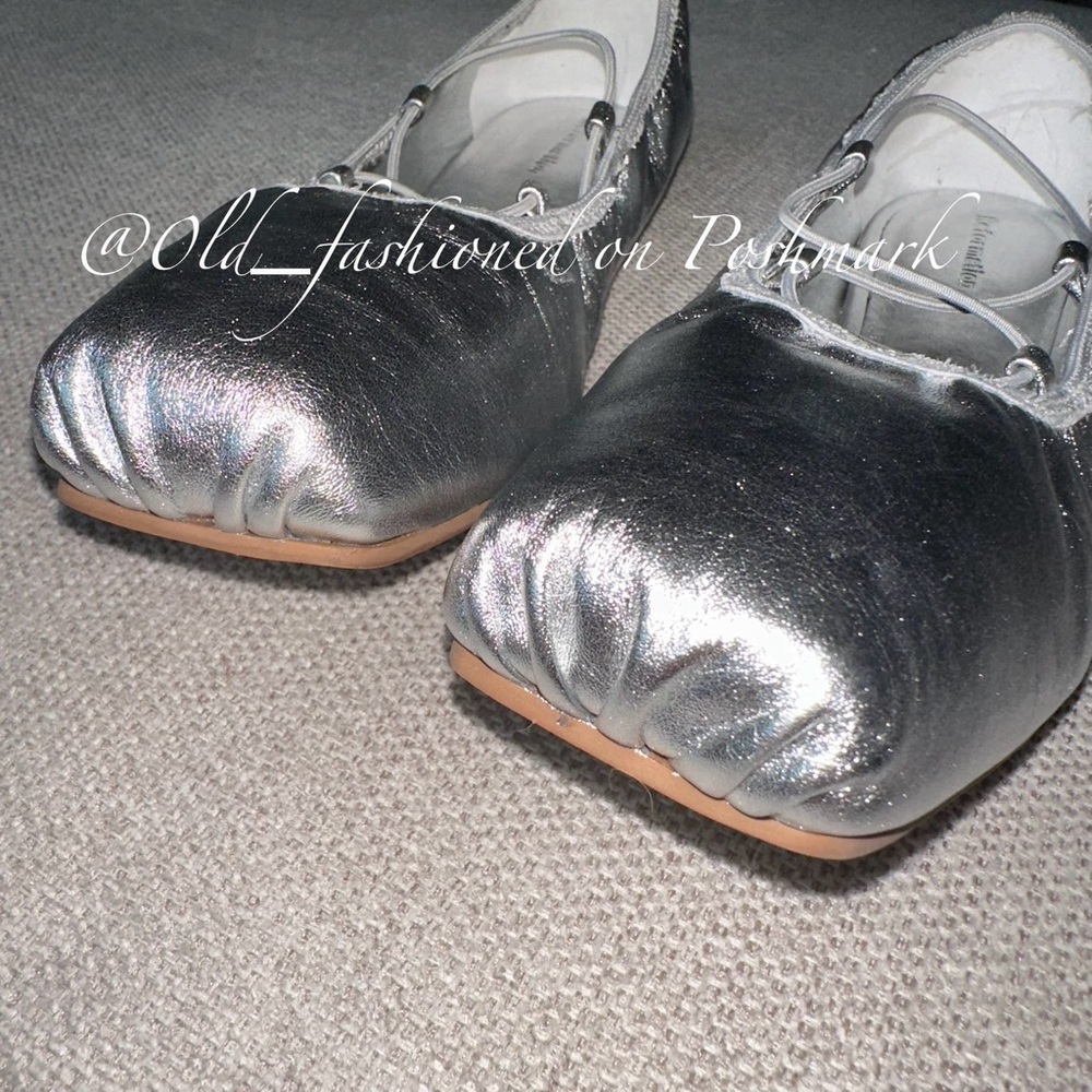 REFORMATION Barbara Leather Ballet Flats - Picture 14 of 16